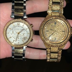 Michael kors  both for $440 gold=$550 two tone=250